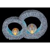 Globo solar light LED grey, 2-light sources