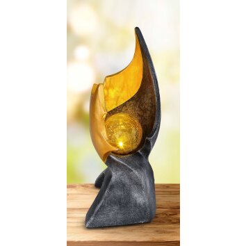 Globo solar light LED brown, 1-light source