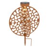 Globo solar light LED rust-coloured, 1-light source