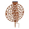 Globo solar light LED rust-coloured, 1-light source