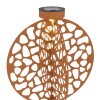 Globo solar light LED rust-coloured, 1-light source