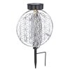 Globo solar light LED silver, 1-light source
