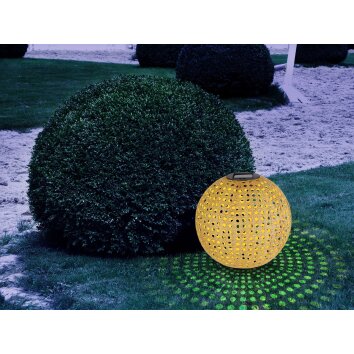 Globo solar light LED brown, 1-light source