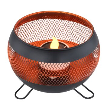 Globo solar light LED black, 1-light source