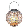 Globo solar light LED silver, 1-light source