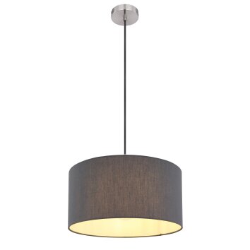 Globo SANNA Pendant Light matt nickel, 1-light source