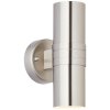 Brillliant Hanni Outdoor Wall Light silver, 2-light sources