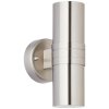 Brillliant Hanni Outdoor Wall Light silver, 2-light sources