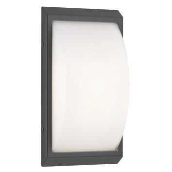 LCD 053LEDSEN Outdoor Wall Light black, 1-light source, Motion sensor