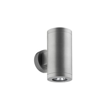 LCD 1066LED Outdoor Wall Light silver, 2-light sources