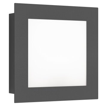LCD 3007LED Outdoor Wall Light black, 1-light source