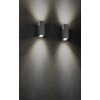 LCD 5023 Outdoor Wall Light LED black, 2-light sources