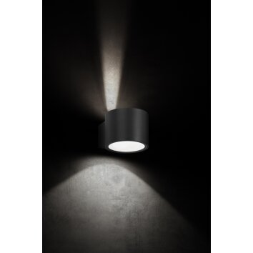 LCD 5076 Outdoor Wall Light black, 1-light source