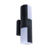 Lutec CYRA Outdoor Wall Light LED black, 2-light sources