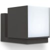 Lutec CUBA Outdoor Wall Light LED anthracite, 1-light source