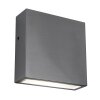 Lutec Gemini XF Outdoor Wall Light LED stainless steel, 1-light source