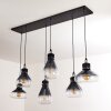 Coapilla Pendant Light black, 6-light sources
