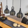 Espada Pendant Light black, 3-light sources