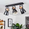 Elm Ceiling Light anthracite, Light wood, 3-light sources