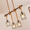 Ayocote Pendant Light brown, black, 4-light sources