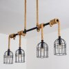 Ayocote Pendant Light brown, black, 4-light sources