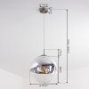 Degevos Pendant Light matt nickel, 1-light source