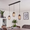 Crucible Pendant Light grey, black, 3-light sources