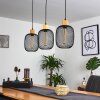 Ateponta Pendant Light black, 3-light sources
