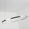 Calcium Pendant Light LED matt nickel, 1-light source