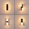 Baulund Outdoor Wall Light LED black, 1-light source