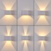 Everton Outdoor Wall Light LED white, 2-light sources