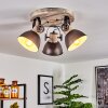 Orny Ceiling Light brown, Light wood, 3-light sources