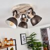 Orny Ceiling Light brown, Light wood, 3-light sources