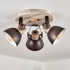 Orny Ceiling Light brown, Light wood, 3-light sources