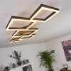 Pourao Ceiling Light LED black, white, 1-light source, Remote control
