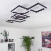 Pourao Ceiling Light LED black, white, 1-light source, Remote control