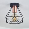 Denno Ceiling Light copper, black, 1-light source