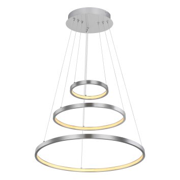 Globo RALPH Pendant Light LED matt nickel, 1-light source