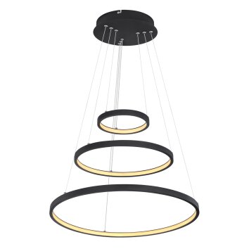 Globo RALPH Pendant Light LED black, 1-light source