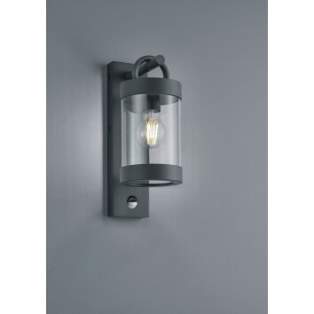 Trio Sambesi Outdoor Wall Light anthracite, 1-light source, Motion sensor