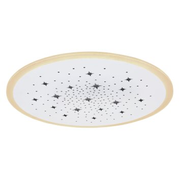 Globo MURPHY Ceiling Light LED white, 1-light source, Remote control, Colour changer