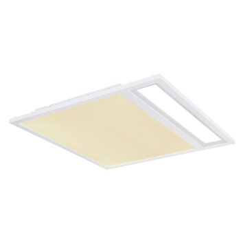 Globo SAMU Ceiling Light white, 1-light source, Colour changer