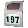 Eglo Z_SOLAR house number light LED stainless steel, 2-light sources