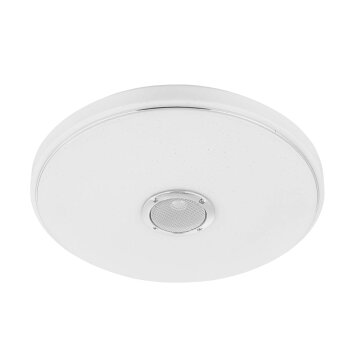 Eglo MILAZZO Ceiling Light LED white, 1-light source, Remote control, Colour changer