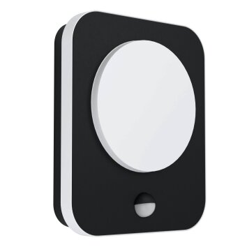 Eglo MADRIZ Outdoor Wall Light LED black, 1-light source, Motion sensor