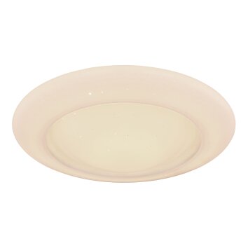 Globo RAVA Ceiling Light LED white, 1-light source, Remote control, Colour changer