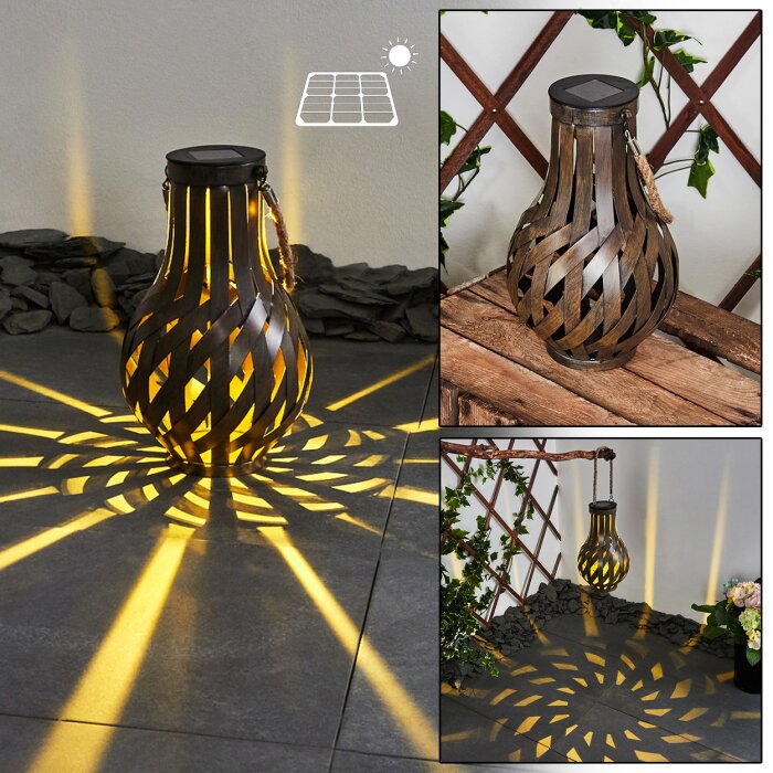 Soulé solar light LED brown, 1-light source