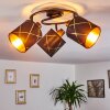 Opatija Ceiling Light black, 3-light sources