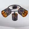Opatija Ceiling Light black, 3-light sources