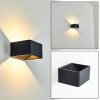 Tématou Outdoor Wall Light LED black, 1-light source